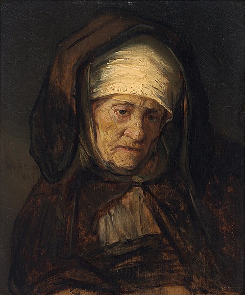 Head of an Aged Woman, 1657, 