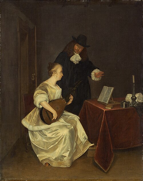 The Music Lesson, 1670, 