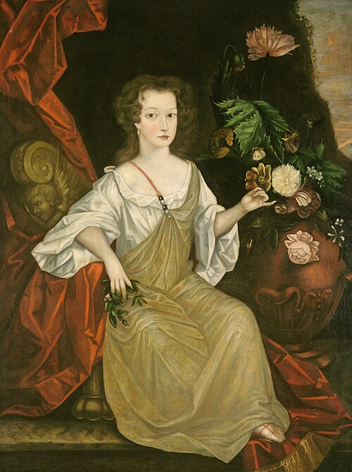 Young Woman with a Butterfly, 1710, 