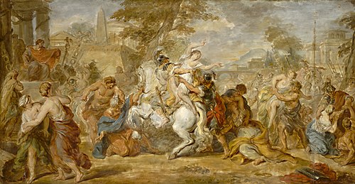 The Rape of the Sabine Women, 1770, 