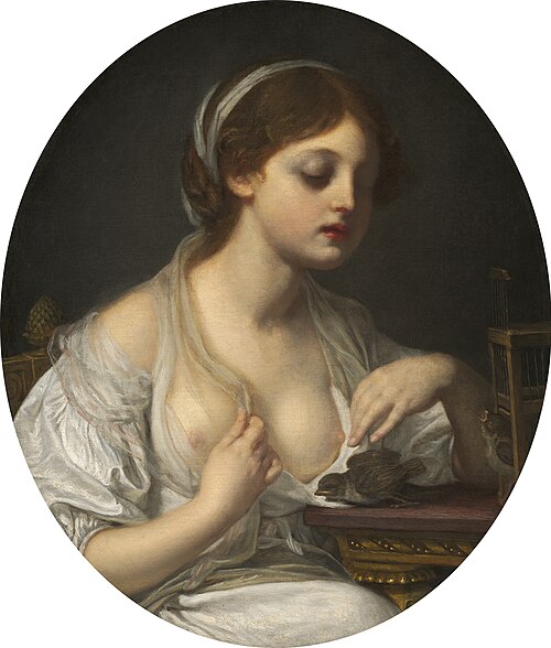 Girl with Birds, 1780, 
