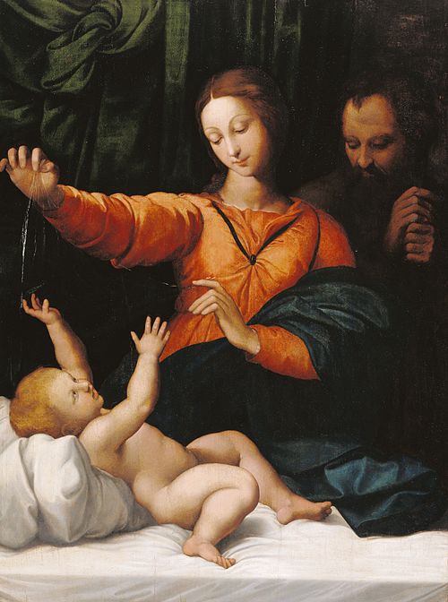 The Holy Family (The Madonna del Velo; Madonna di Loreto), 1550, 