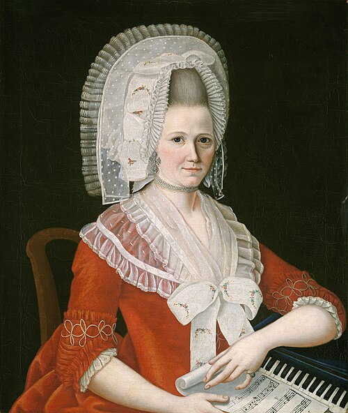 Lady Wearing a Large White Cap, 1780, 