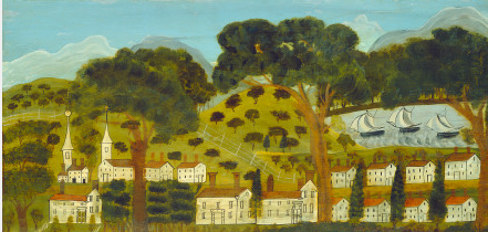 New England Village, 1850, 