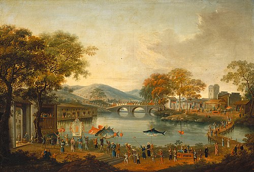 Procession by a Lake, 1850, 