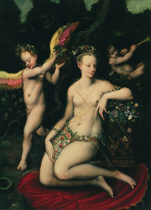 Venus and Cupid, 1550, 