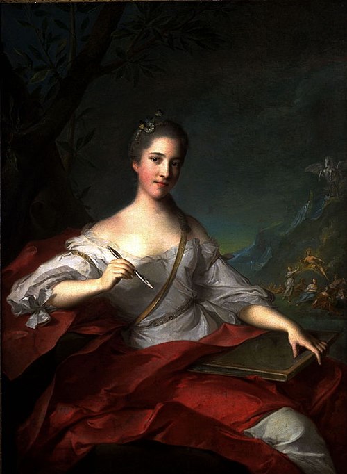 Madame Boudrey as a Muse, 1752, 