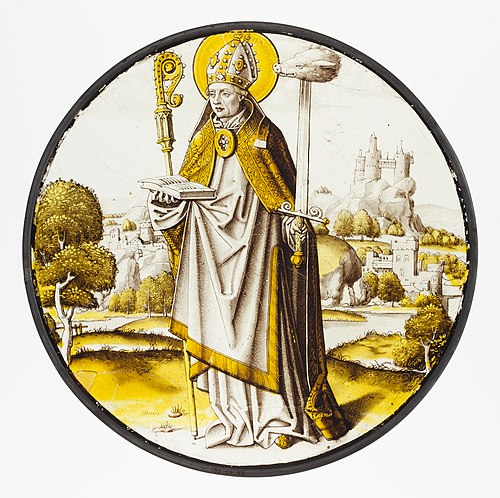 Roundel with Saint Lambrecht of Maastricht, 1515, 