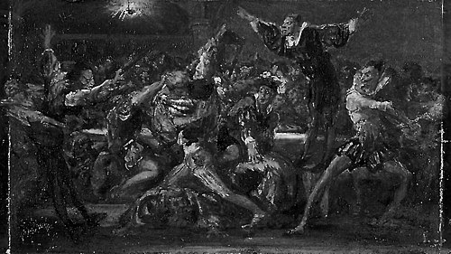 The Carousal (Scene from Faust?), 1865, 