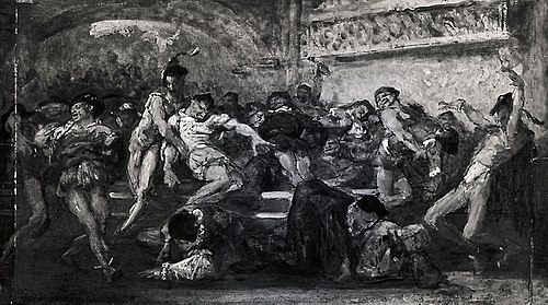 The Carousal (Scene from Faust?), 1865, 