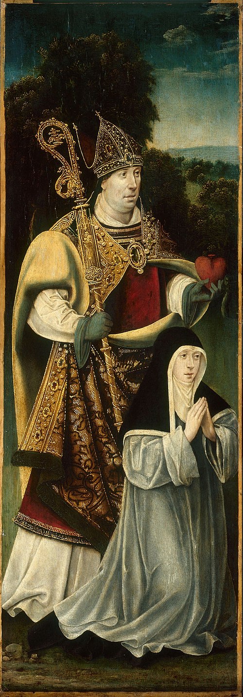 Saint Augustine and an Augustinian Canoness, 1537, 