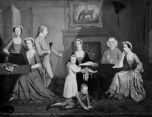 Family in a Room, 1765, 