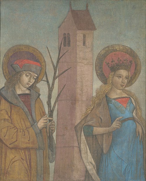 Saints Achatius, Barbara, Apollonia, and Sebald, 1490, 