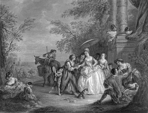 La Bonne Aventure (The Fortune Teller), 1715, 