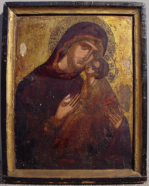 Icon with the Virgin and Child, 1500, 