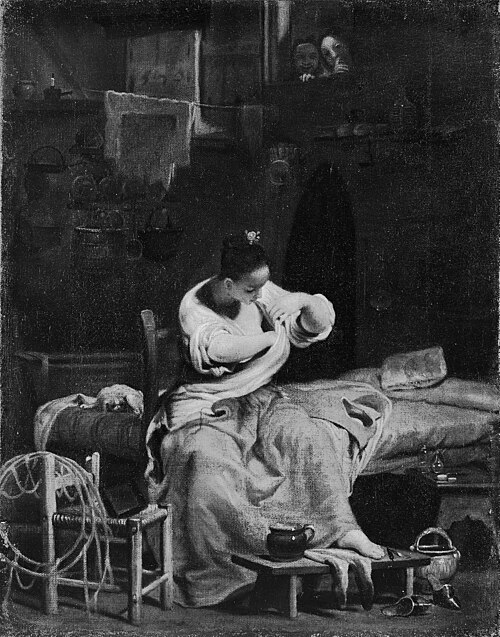 Woman Looking For Fleas, 1715, 