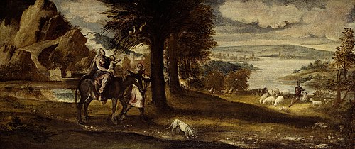 The Flight into Egypt, 1545, 