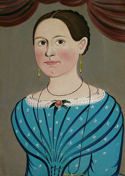 Woman in a Blue Dress, 1840, 