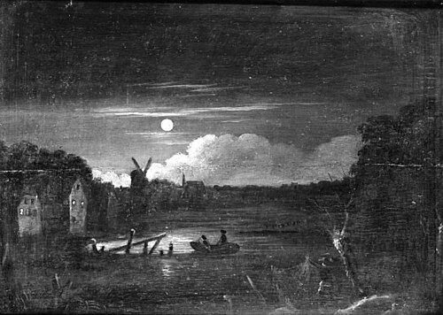 Moonlit Riverscape, 1750, 