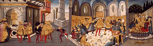 The Assassination and Funeral of Julius Caesar, 1457, 