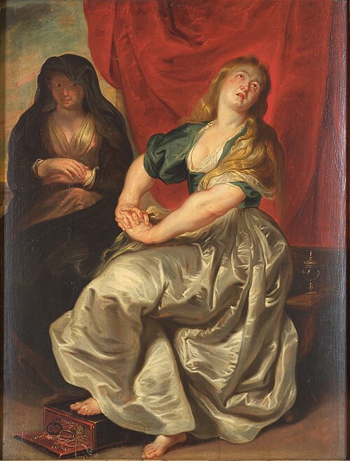 The Repentant Magdalene, , 