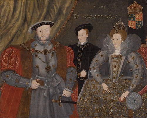 Henry VIII, Elizabeth I, and Edward VI, 1597, 