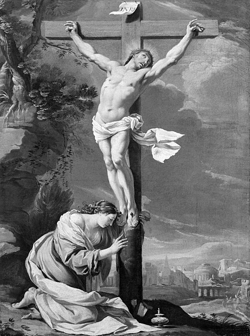 Christ sur la Croix et Marie-Madeleine, 1645, 