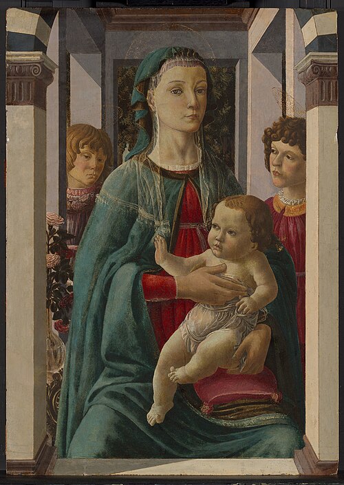 Virgin and Child with Two Angels, 1478, 