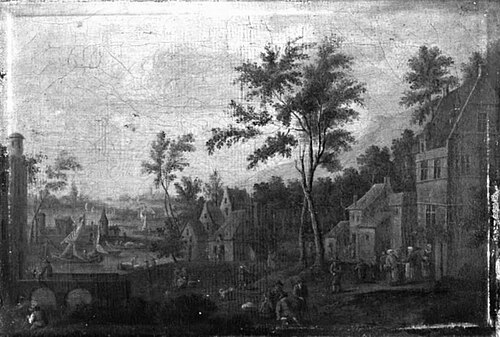 Hollandsk landsby, 1860, 