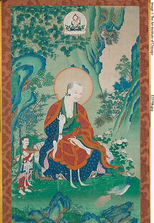 Painted Banner (Thangka) of Vajriputra, One of the Sixteen Great..., 1700, 