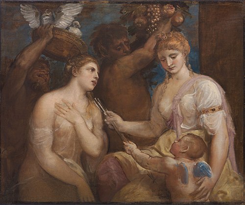 Allegory of Venus and Cupid, 1600, 