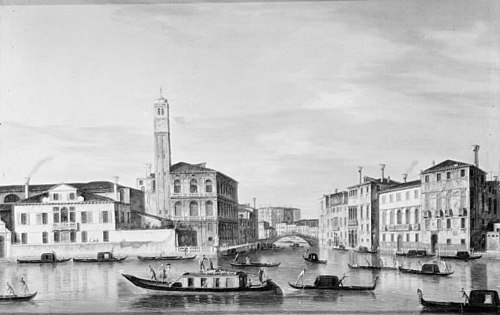 Kanal i Venedig, 1780, 