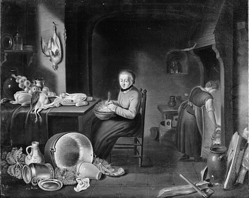 Køkkenstykke, 1860, 