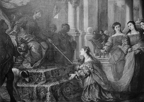 Esther Kneeling before Ahasverus, 1645, 