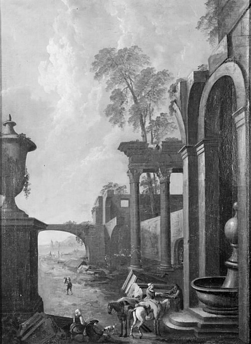 Ruins in a Landscape, , 