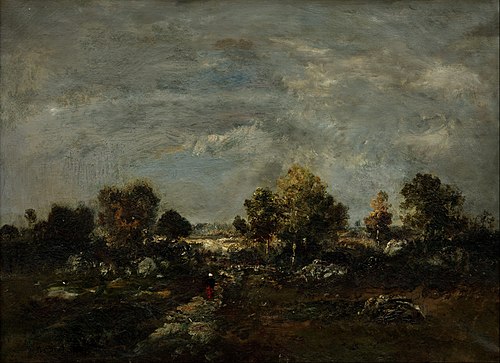 Lande à Fontainebleau, 1864, 