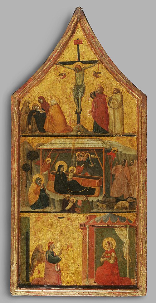 Crucifixion, Nativity, and Annunciation, 1320, 
