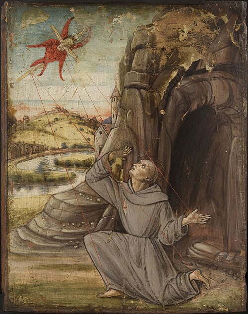 Saint Francis of Assisi Receiving the Stigmata, 1480, 