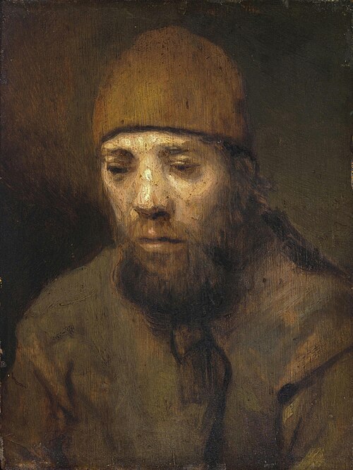Head of an Old Man, 1655, 