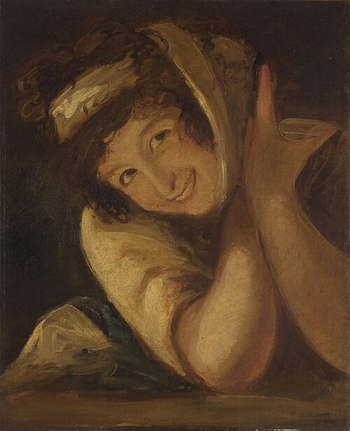 Portrait of Lady Hamilton as a Bacchante, , 