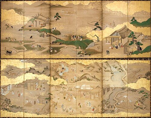Rice Cultivation through the Four Seasons, 1712, 