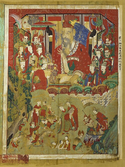 Six of the Ten Kings of Hell, 1798, 