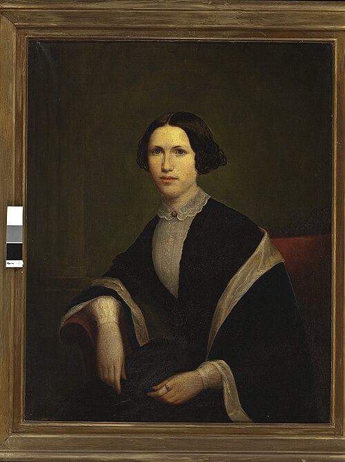 Portrait of Harriet Clark Ferrell, 1853, 