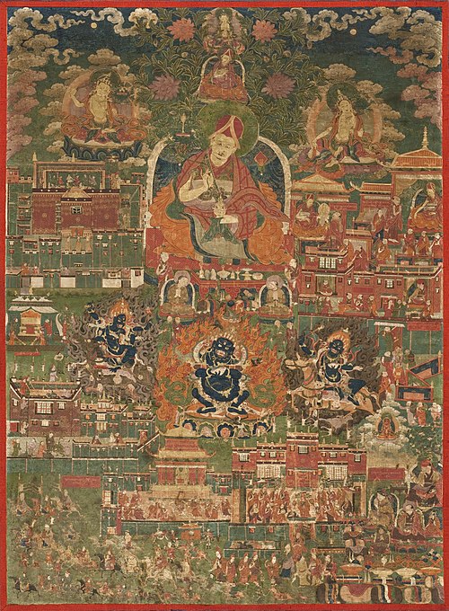 Kunga Tashi and Incidents from His Life (Abbot of Sakya Monastery, 1688-1711), 1700, 