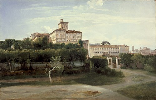 View of the Quirinal Palace, Rome, 1806, 