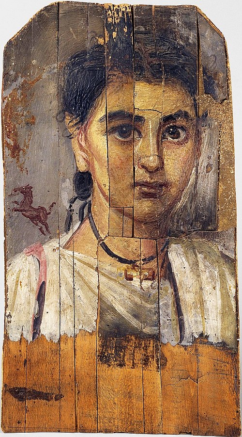 Mummy portrait of a boy, 150, 