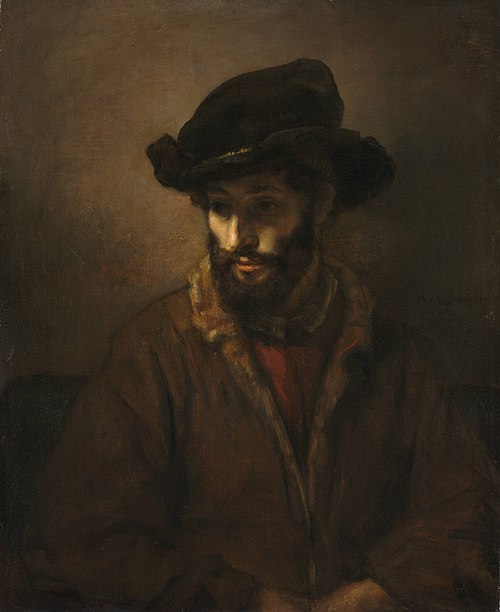 A Bearded Man Wearing a Hat, 1650, 