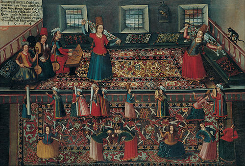 A Scene from the Turkish Harem, 1654, 