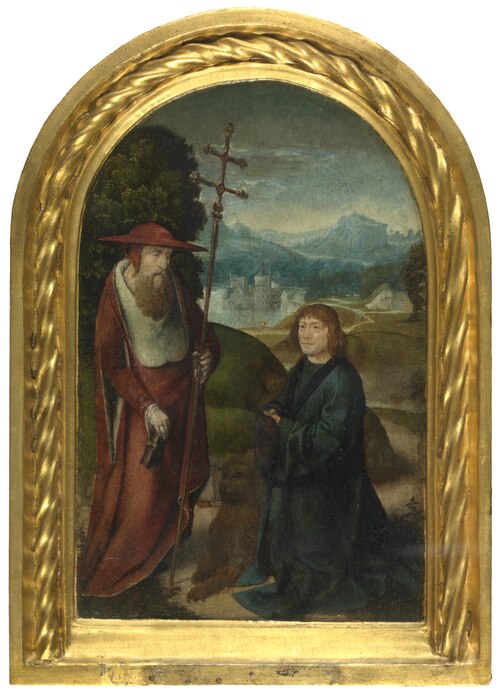 Saint Jerome and Donor, 1500, 