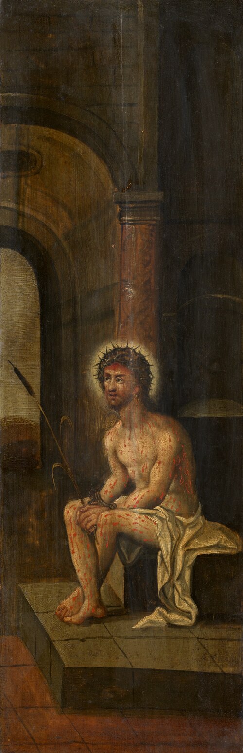 Christ Sitting on the cold Stone, 1650, 